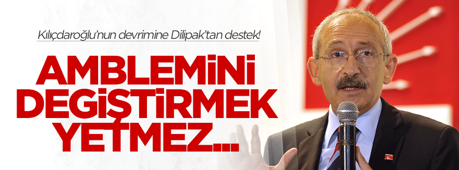Amblemini değiştirmek yetmez, adını da!