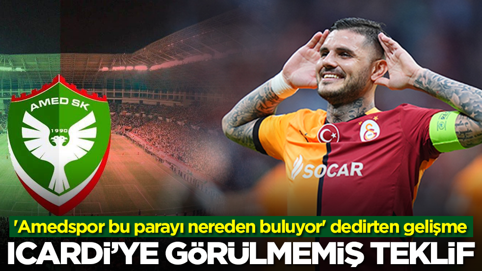 'Amedspor bu parayı nereden buluyor' dedirten gelişme: Icardi'ye olay teklif
