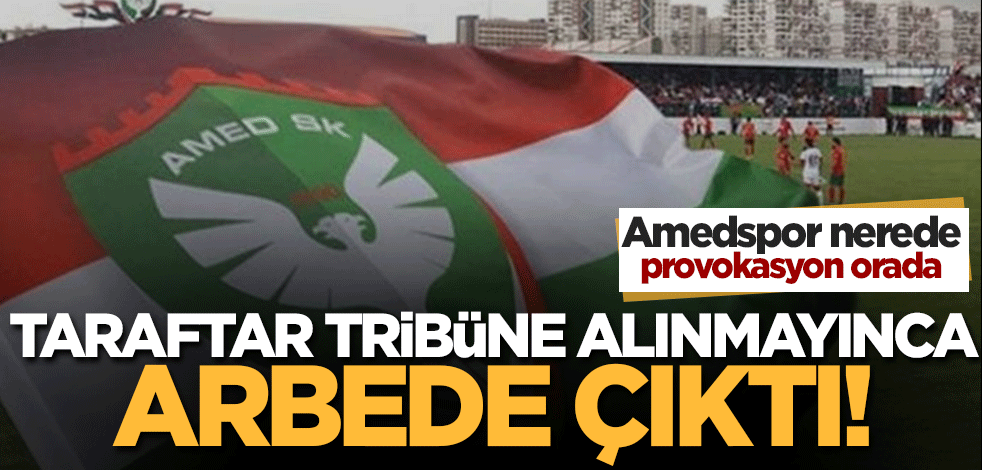 Amedspor nerede olay orada! İstanbul'da tribüne alınmayınca arbede çıkarttılar