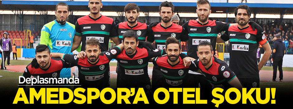 Amedspor'a büyük şok! Kimse otel vermedi