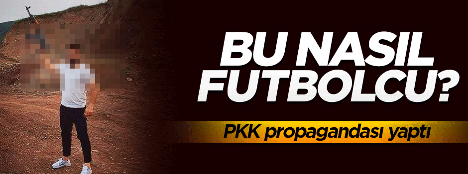 Amedsporlu futbolcudan terör propagandası
