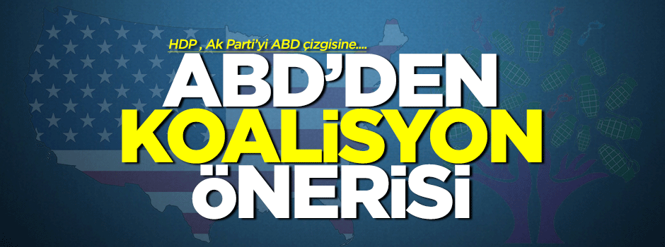 Amerika'dan şaşırtan koalisyon önerisi