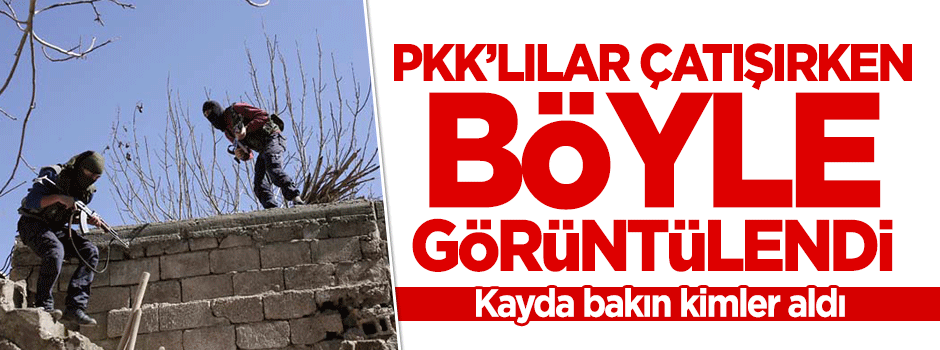 Amerikalılar Nusaybin'deki PKK'lıları böyle görüntüledi