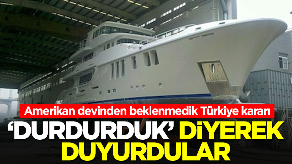 Amerikan devi 'bu sinir bozucu' diyerek Türkiye kararını duyurdu: Zirvedeyken durdurduk
