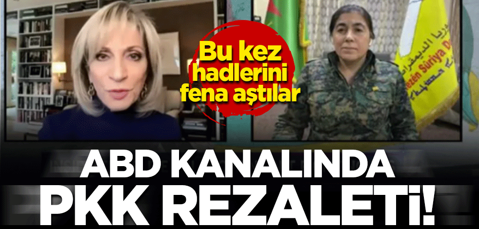 Amerikan NBC televizyonundan büyük alçaklık! Alenen PKK propagandası yaptılar