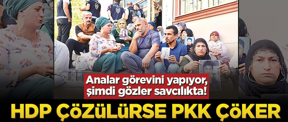 Analar görevini yapıyor, şimdi gözler savcılıkta! HDP çözülürse PKK çöker