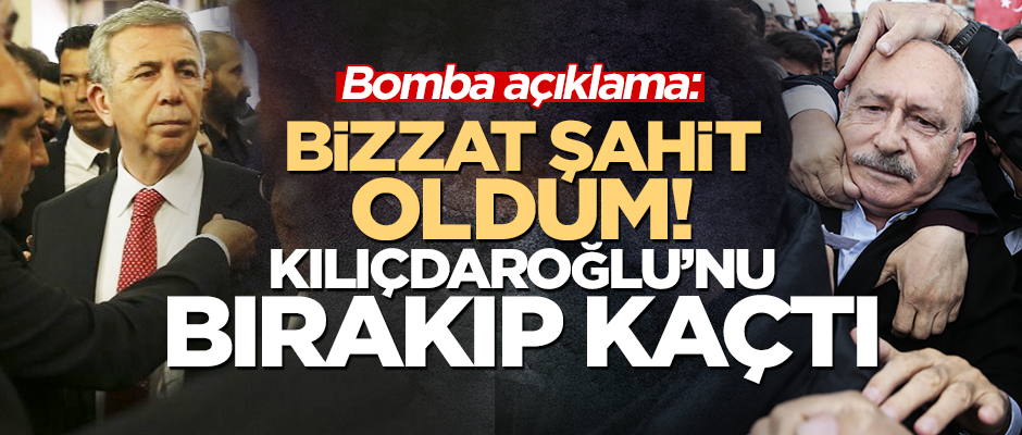 ANAP Genel Başkanı Çelebi: Bizzat şahit oldum! Yavaş, Kılıçdaroğlu'nu bırakıp kaçtı
