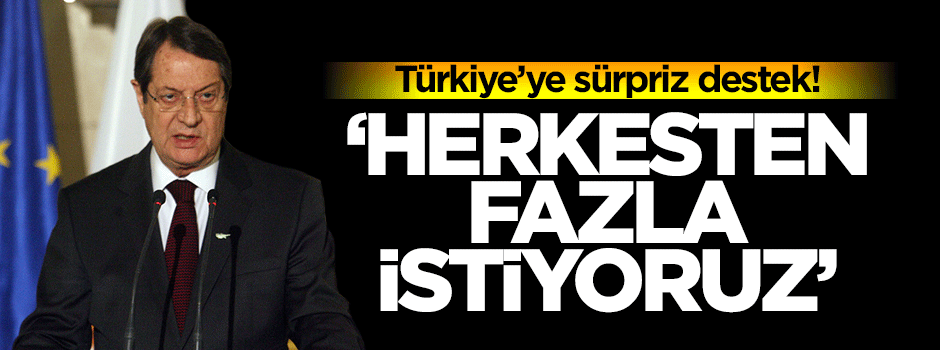 Anastasiadis: Türkiye'nin üyelik sürecinin ilerlemesini herkesten fazla istiyoruz