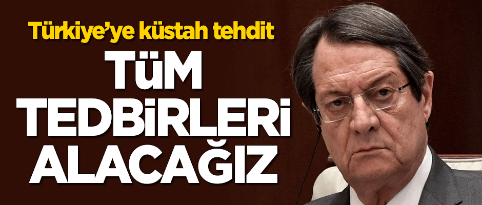 Anastasiadis'ten Türkiye'ye küstah tehdit: Tüm diplomatik tedbirleri alacağız
