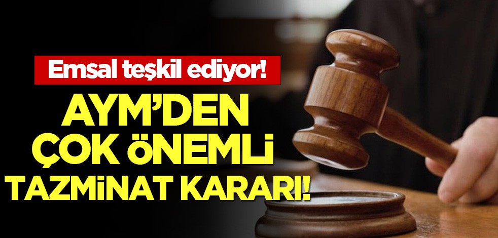 Anayasa mahkemesinden çalışanları ilgilendiren karar! Emsal teşkil ediyor!