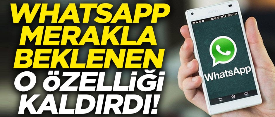 Android telefon kullananlar şokta! WhatsApp, merakla beklenen o özelliği kaldırdı