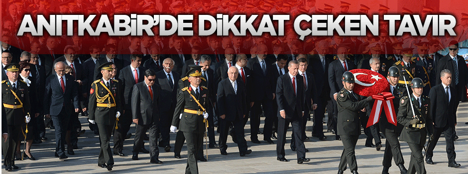 Anıtkabir'de dikkat çeken tavır!