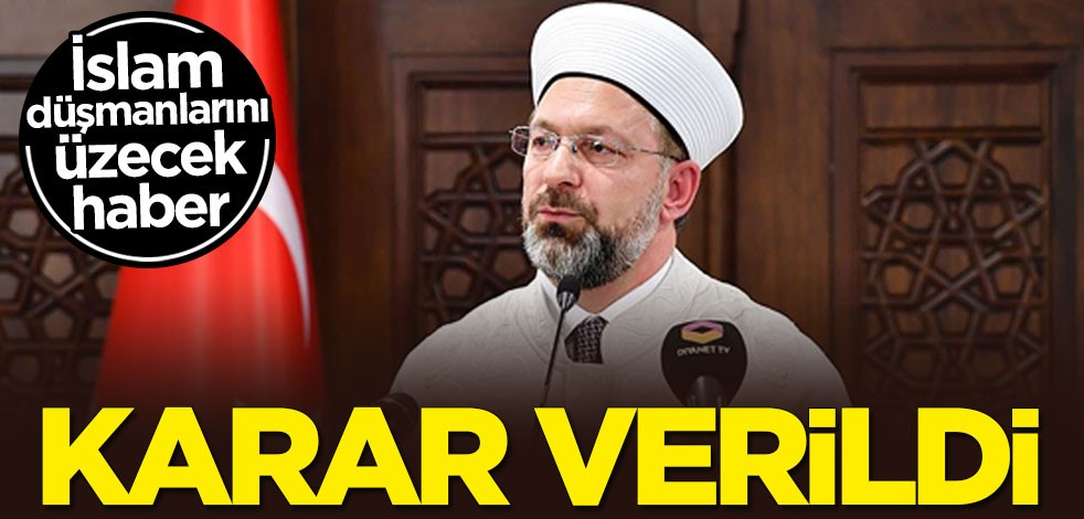 Ankara Başsavcılığı’ndan emsal karar! Ali Erbaş hakkında yapılan suç duyurusuna takipsizlik
