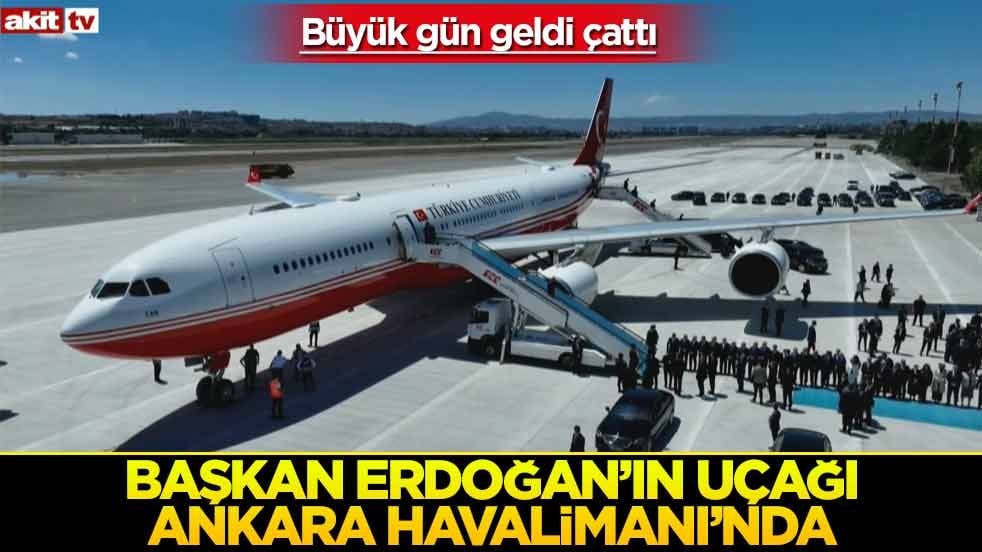 Ankara Havalimanı açılıyor: Erdoğan'ın uçağı geldi