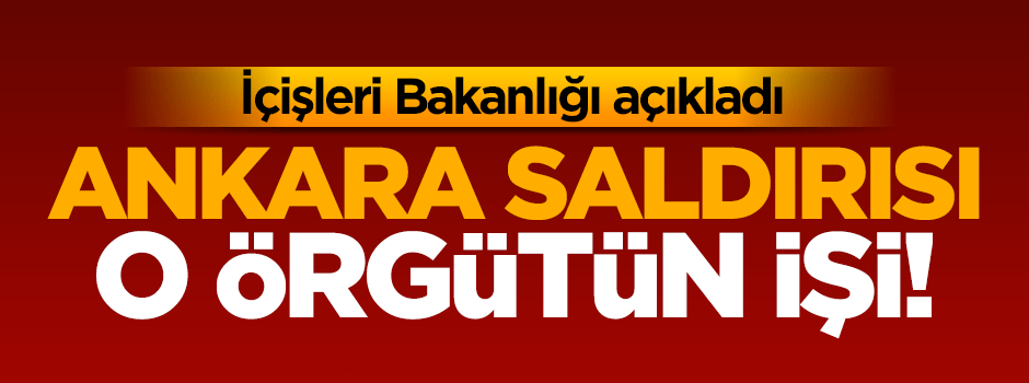 Ankara saldırısını YPG gerçekleştirdi!