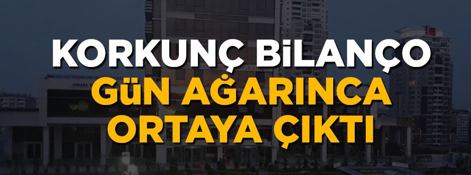 Ankara Vergi Dairesi’ndeki patlamanın bilançosu ortaya çıktı