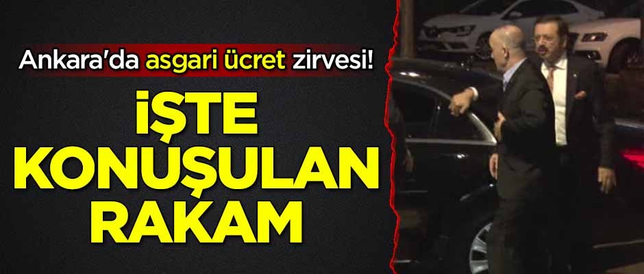 Ankara'da asgari ücret zirvesi! İşte konuşulan rakam