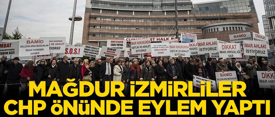 Ankara'da CHP Genel Merkezi önünde eylem!