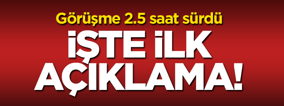 Ankara'da Davutoğlu-Kılıçdaroğlu görüşmesi