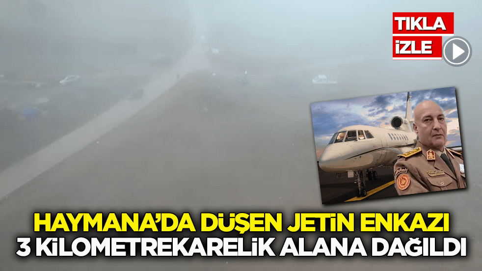 Ankara’da düşen jetin enkazı 3 kilometrekarelik alana dağıldı