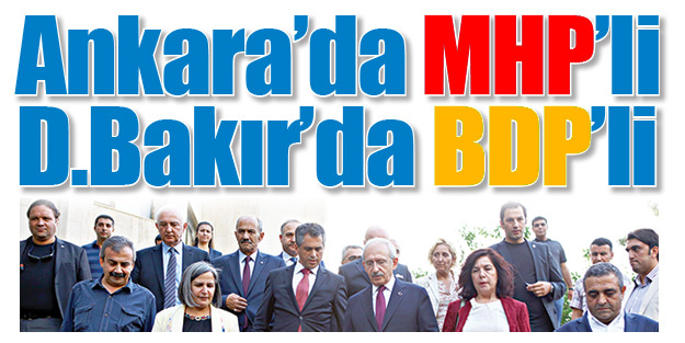 Ankara’da MHP’li D.Bakır’da BDP’li