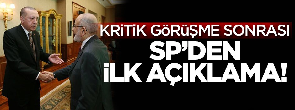 Kritik görüşme sonrası Karamollaoğlu'ndan ilk açıklama!