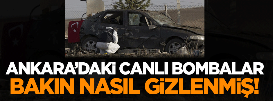 Başkentteki canlı bomba operasyonunda Türk Bayrağı detayı