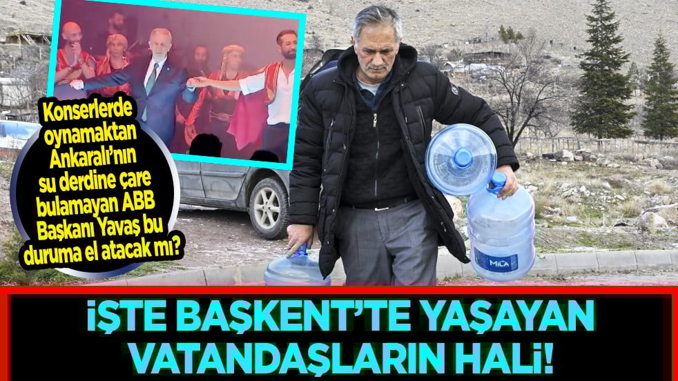 Ankara'nın 5 ilçesinde su kesintisi yapılacak: Ankara Büyükşehir Belediyesi kara kışta vatandaşı perişan etti