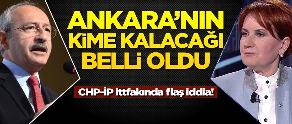 Ankara'nın kime kalacağı belli oldu