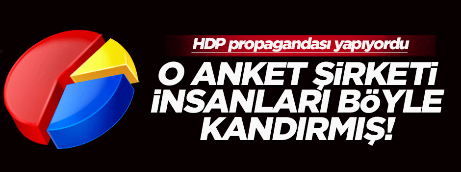 Anket şirketine 'sahtekar' suçlaması