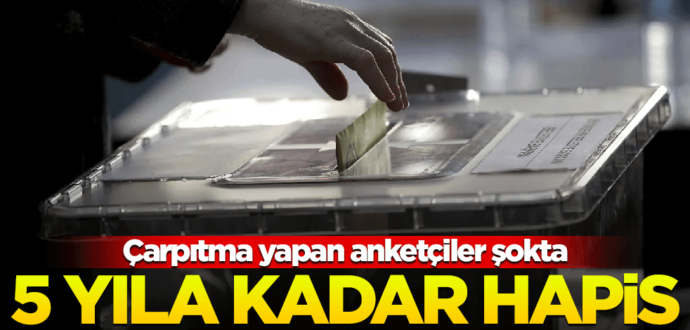 Anket şirketlerine denetim yolda: 'Manipülasyon' tespit edilirse hapis cezası var