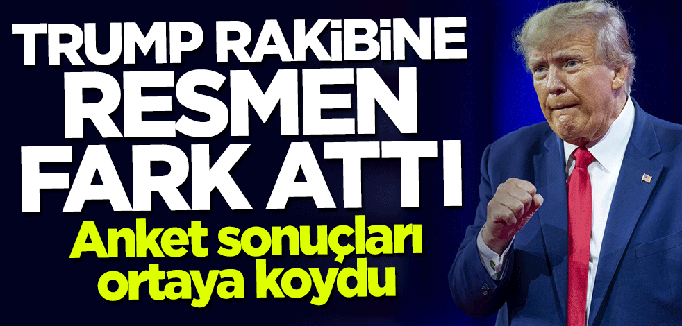 Anket sonuçları ortaya koydu! Trump rakibinden açık ara önde