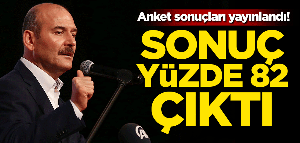 Anket sonuçları yayınlandı! Sonuç yüzde 82 çıktı