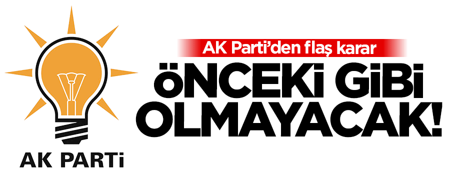 Anket yapılmayacak, kabine değişecek