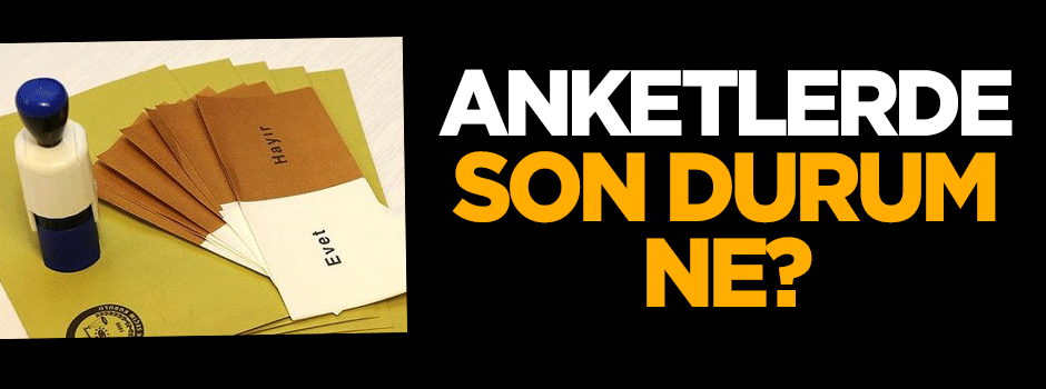 Anketlerde son durum ne?