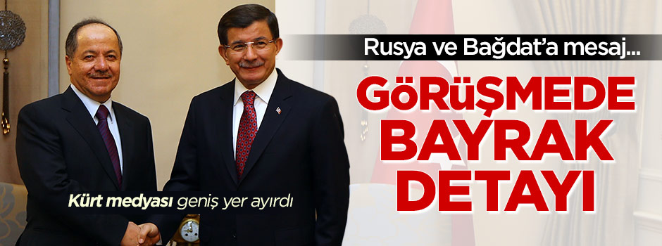 Anlamlı ziyaret bayraklı mesaj!