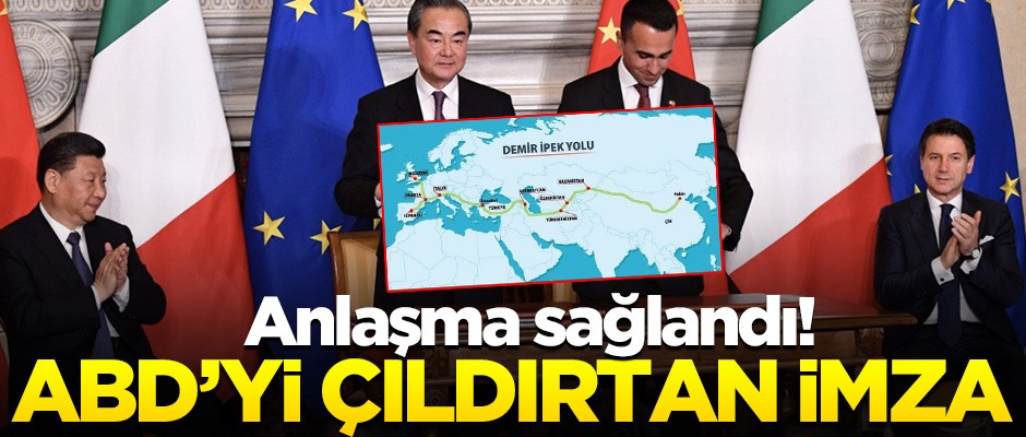 Anlaşma sağlandı! İtalya, Çin’in "Tek yol, tek kuşak" projesine destek verdi