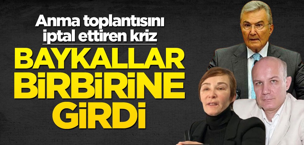 Anma toplantısını iptal ettiren kriz: Baykallar birbirine girdi