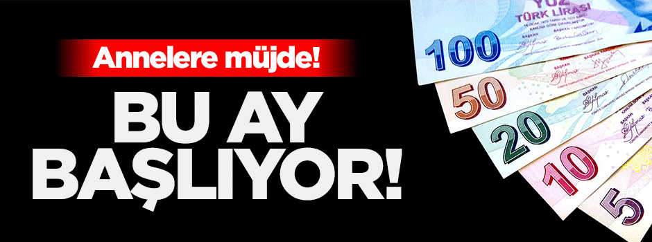 Annelere doğum yardımı bu ay ödenmeye başlıyor