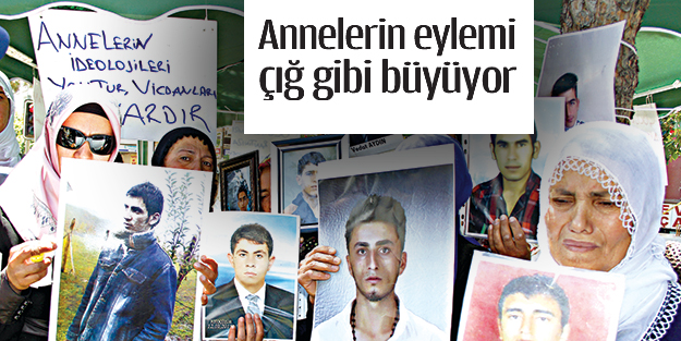 Annelerin eylemi çığ gibi büyüyor