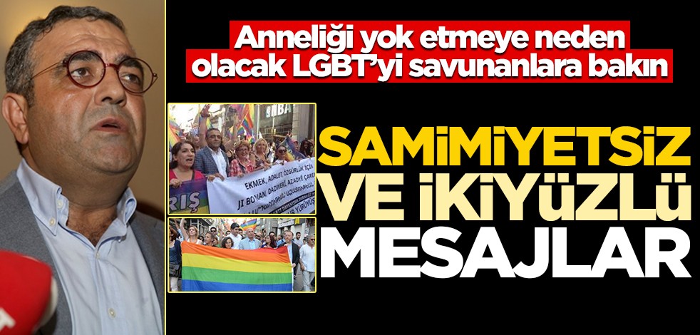 Anneliği yok etmeye meyilli LGBT sapkınlığını savunanlara bakın! Samimiyetsiz mesajlar!