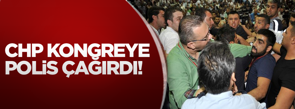 Antalya'da CHP kongresinde olaylar çıktı