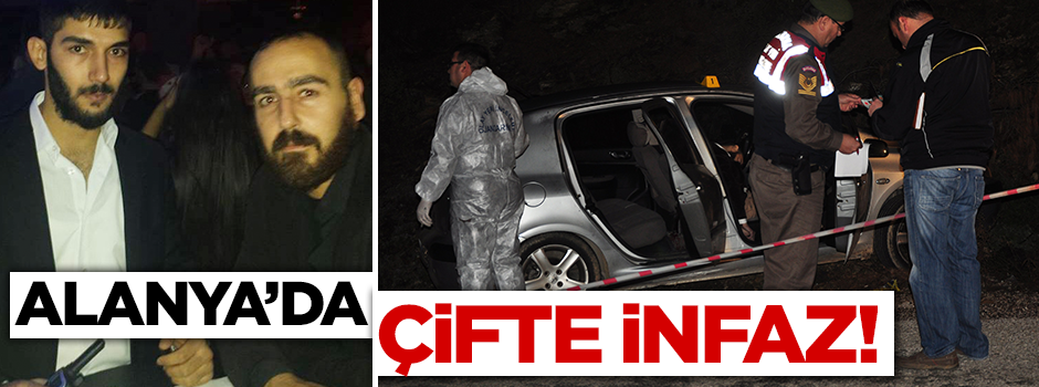 Antalya'da çifte infaz