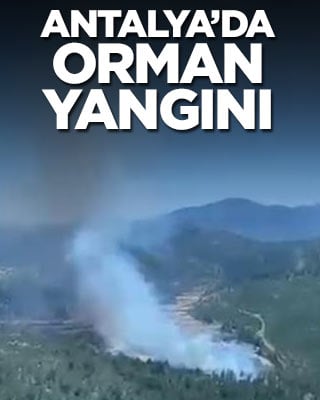 Antalya'da orman yangnı