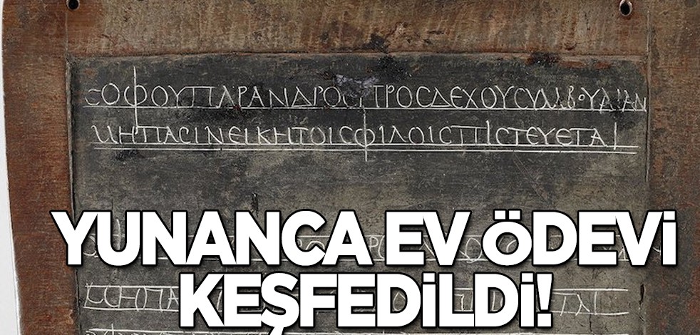 Antik Mısırlılar da ev ödevi yapıyor! Antik Mısır döneminde, bir ilkokul öğrencisi olduğu belli oldu!
