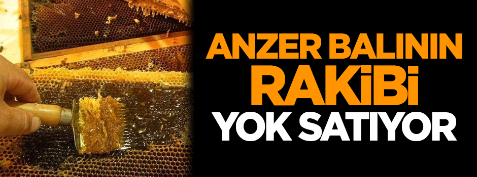 Anzer balının rakibi yok satıyor