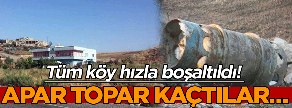 Apar topar kaçtılar… Tüm köy hızla boşaltıldı!