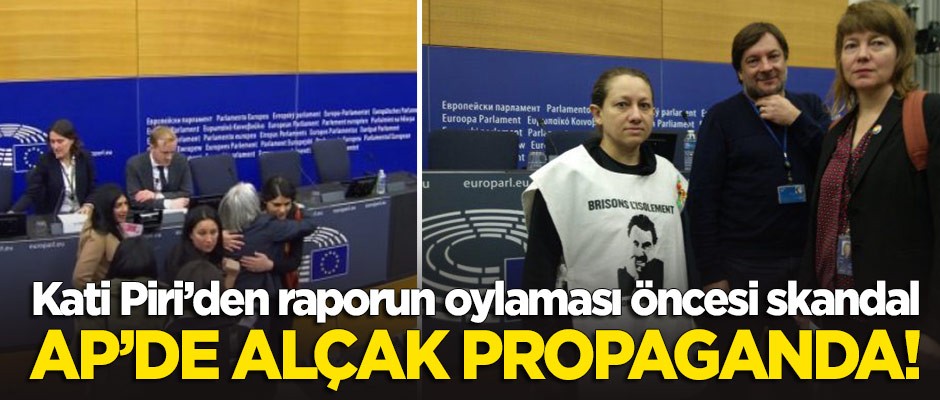 AP'de rapor öncesi Kati Piri'den alçak propaganda!