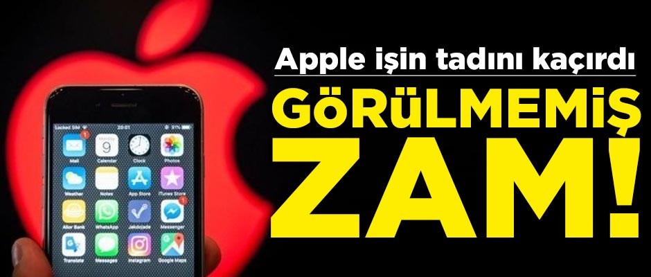 Apple, işin tadını kaçırdı, görülmemiş zam! Apple 2018 fiyatları ne kadar oldu?