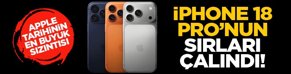 Apple tarihinin en büyük sızıntısı: iPhone 18 Pro’nun sırları çalındı!